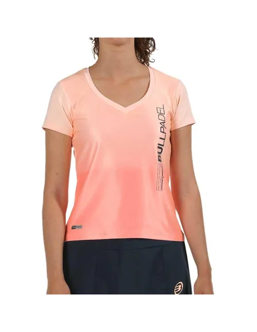 Camiseta Bullpadel Eriete Azul Mujer | Ofertas de pádel